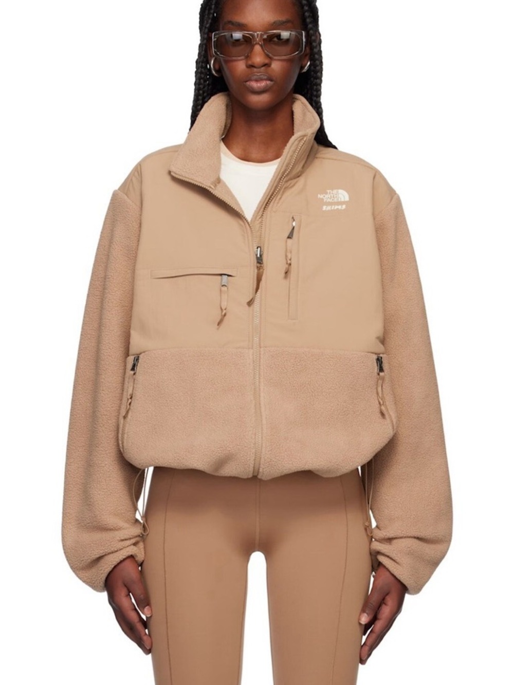 The North Face x SKIMS 1995 Retro Denali Fleece Jacket Sienna